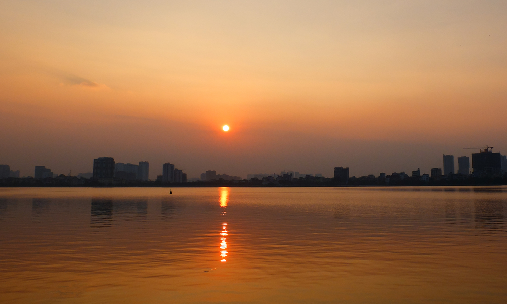 Sunset in West Lake